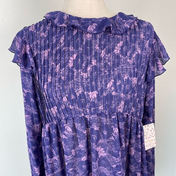 NWT Free People Violet Combo Top Size S - Picture 2 of 8